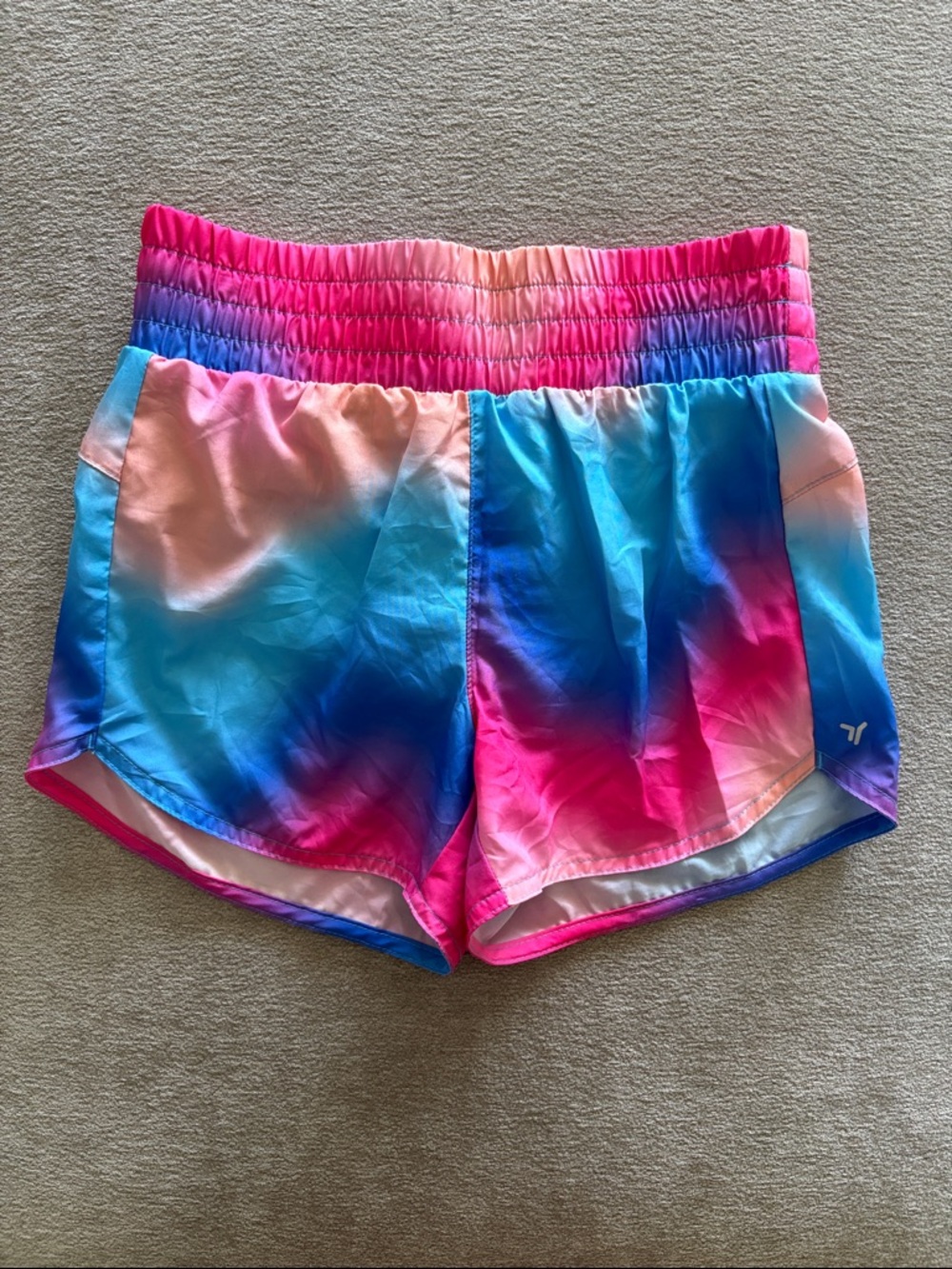 Old Navy Girls Gradient Tie-Dye Activewear Shorts